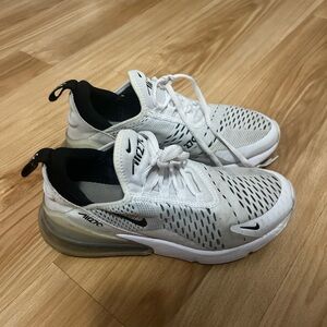 Nike Air Max 270 White and Black Sneakers